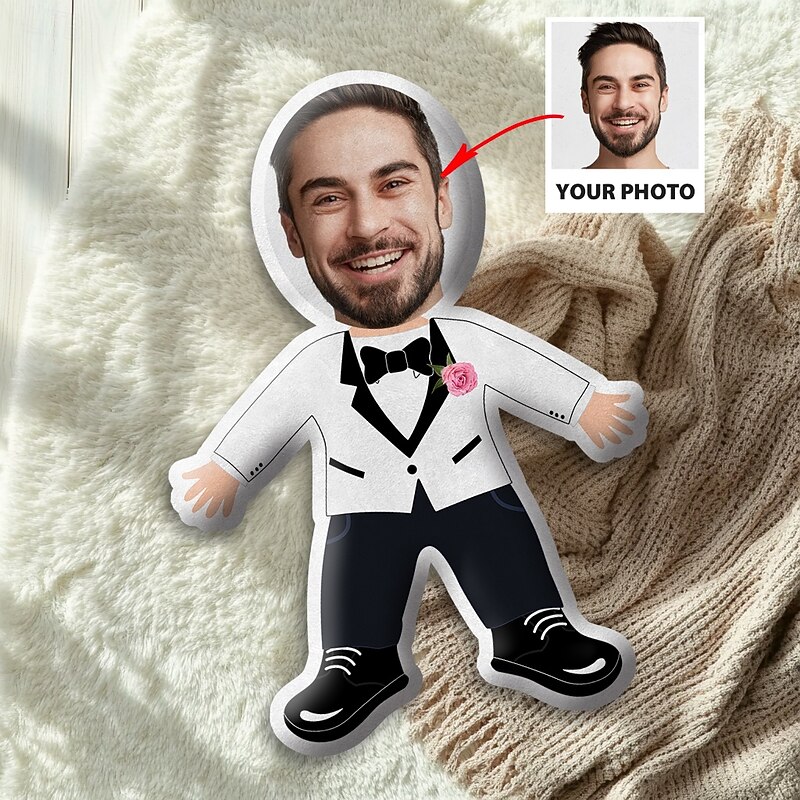 Father's Day Customized Cushions & Pillows Personalized Gift Photo Custom Gift Ideas in Various Sizes with Insert Gift for Dad Grandpa2