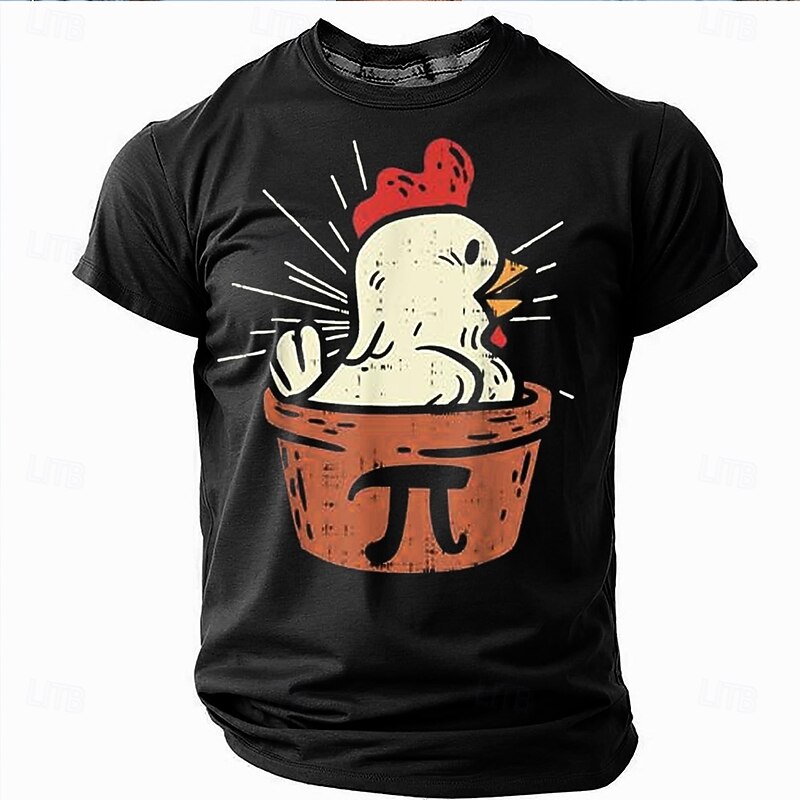 Men's Chick T Shirt Short Sleeve T shirt 3D Print Crew Neck Shirt Fashion Daily Street Daily Black Blue Gray Summer Spring Clothing Apparel S M L XL XXL XXXL