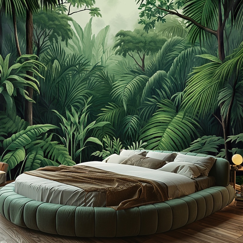 Tropical Rainforest Hanging Tapestry Wall Art Large Tapestry Mural Decor Photograph Backdrop Blanket Curtain Home Bedroom Living Room Decoration2