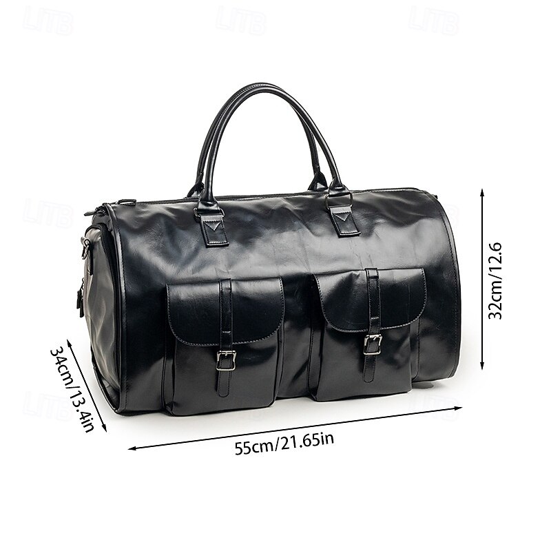 Garment Bag for Travel, Hanging Suit Bag with Carry Handle, Business Travel Luggage Duffel for Suits, Dresses, and Clothes4