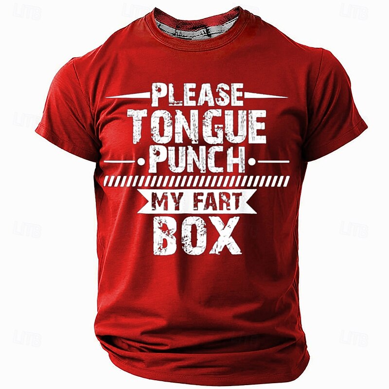 Crude Humor Men's Graphic T-Shirt: 'Please Tongue Punch My Fart Box' Short Sleeve Tee2
