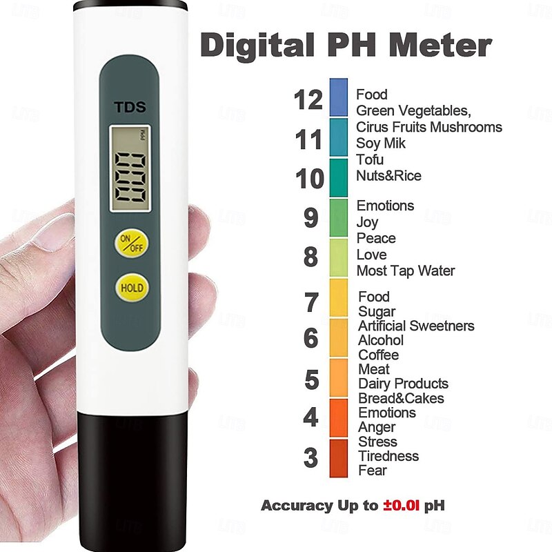 TDS Water Quality Tester Precise and Reliable Hydroponic Water pH Meter Ideal Water Testing Meter for Drinking Water Aquariums Indoor Gardens Homemade2