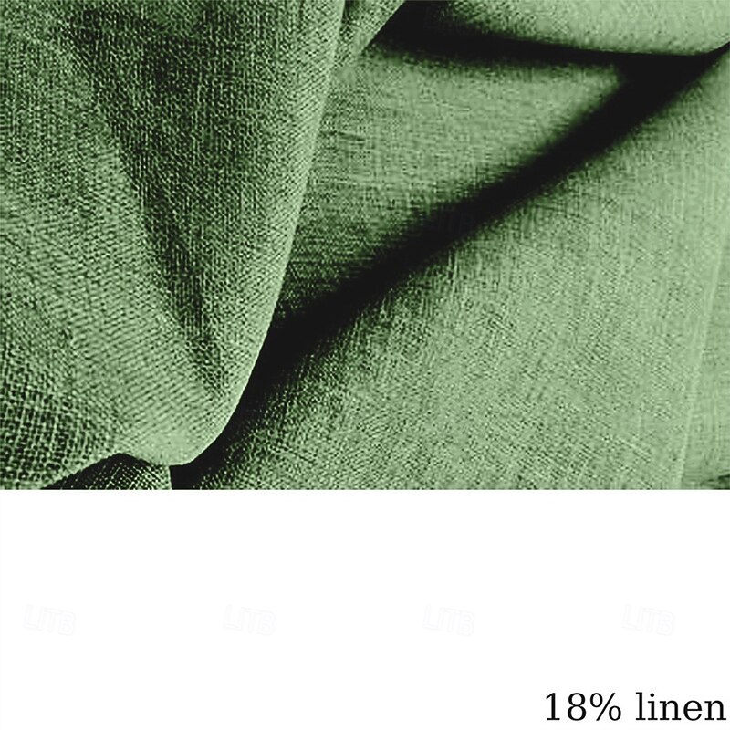 Men's Shirt Linen Shirt Summer Shirt Beach Shirt Vacation Holiday Pink Blue Brown Green Short Sleeve Collar Summer Clothing Apparel3