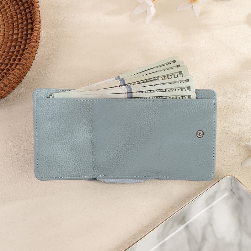 Personalized Photo Wallet Custom Best Gift for Mom – Engraved Leather Wallet with Name, Ideal for Mother's Day, Wedding, Anniversary, or Birthday3