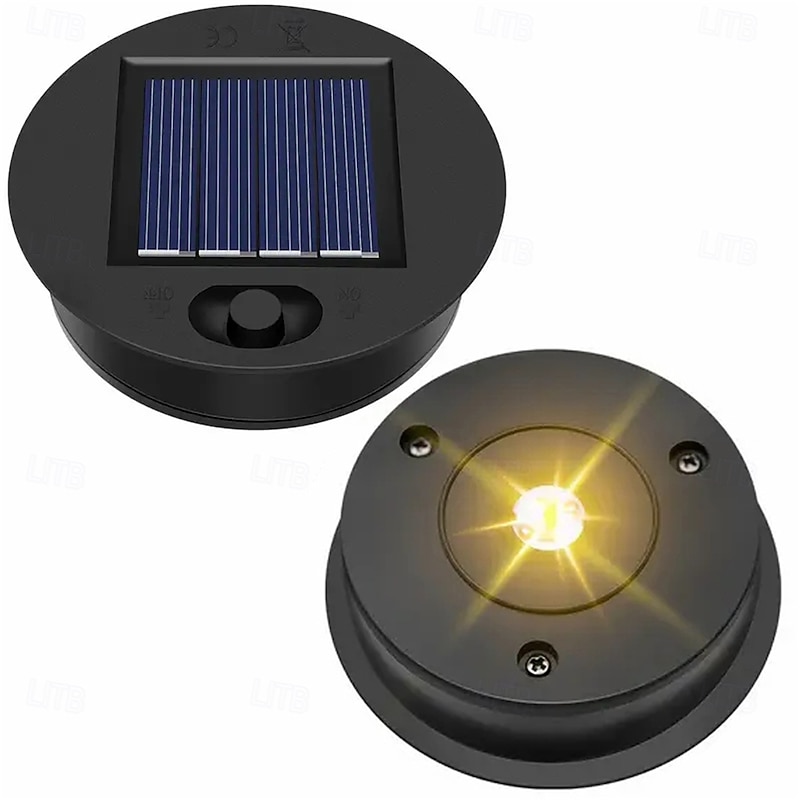 LED Solar Light Holder Outdoor Courtyard Lamp Lawn Lamp Wall Lamp Hanging Lamp Light Source Decorative Lamp  1PC