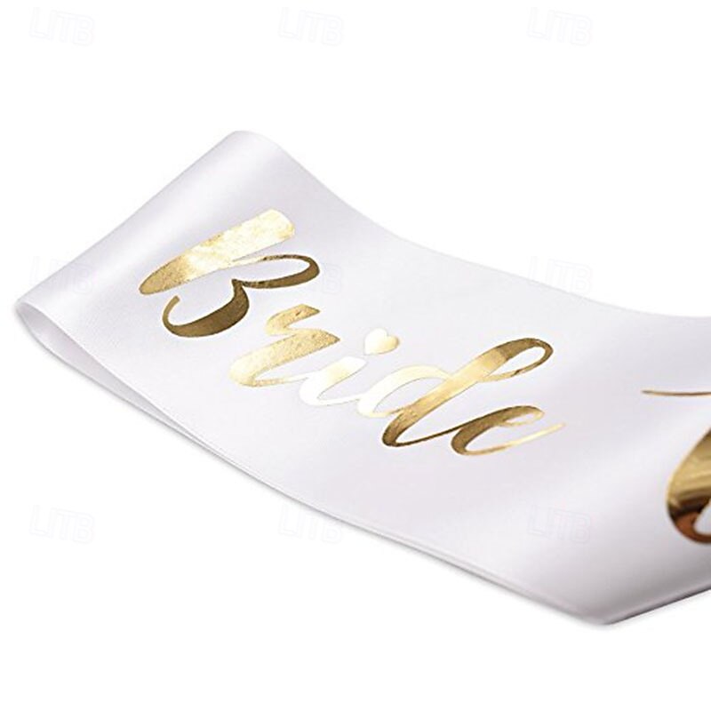 12 pcs Bride to be Sash Adults' Women's Wedding Bridal Shower Bachelorette Party Halloween Carnival Easy Carnival Costume4