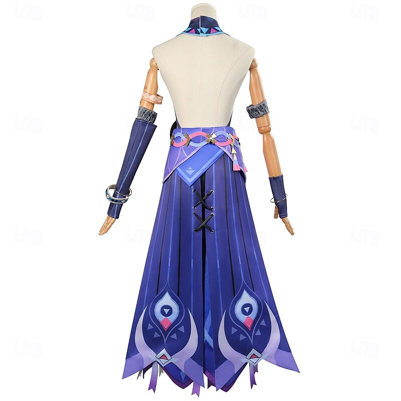 Genshin Impact Cosplay Citlali Anime Cosplay Costume Outfits Cosplay Suits Carnival Masquerade Performance Party Coat Skirt Gloves For Women's Adults'2