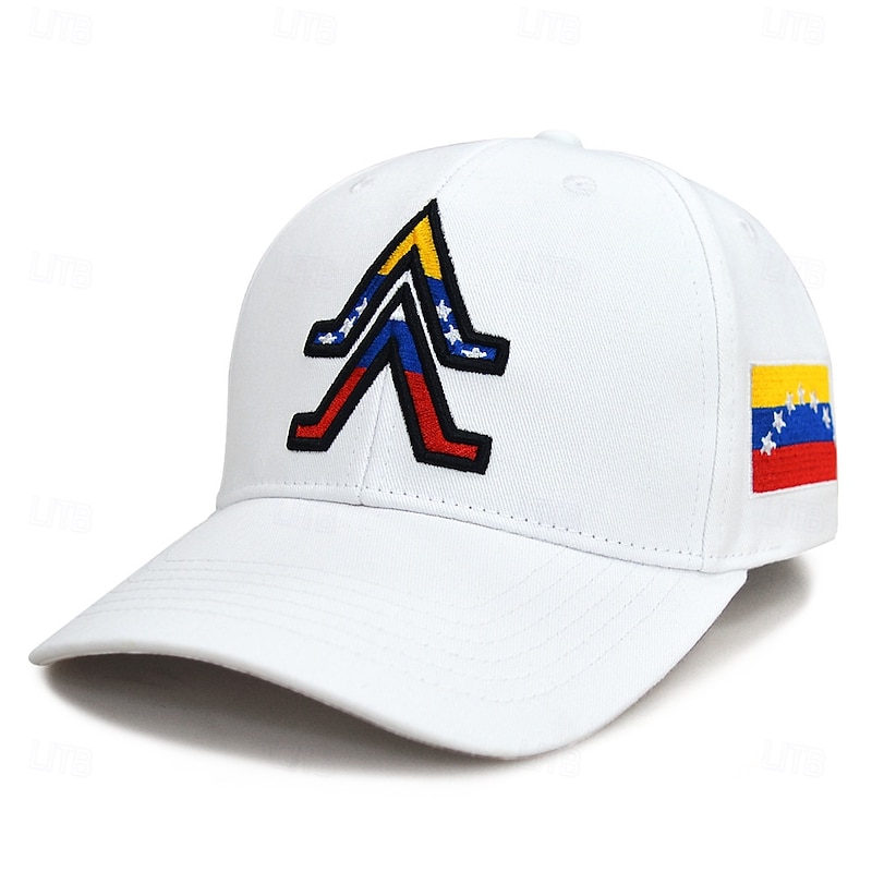 Men's Baseball Cap Sun Hat Trucker Hat White Wine Cotton Embroidered Fashion Casual Daily Weekend Solid / Plain Color Adjustable Sunscreen Breathable