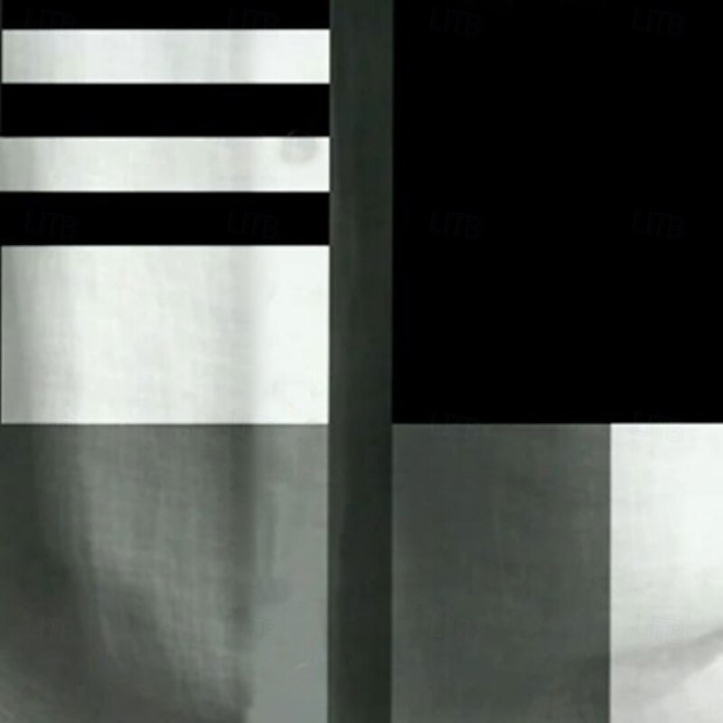 Men's Geometric Patchwork Grid / Plaid Shirt Casual Shirt Button Up Shirt Short Sleeve Fashion Casual Vacation Holiday Streetwear Summer Spring Turndown 3D Print Collared Shirts Gray2