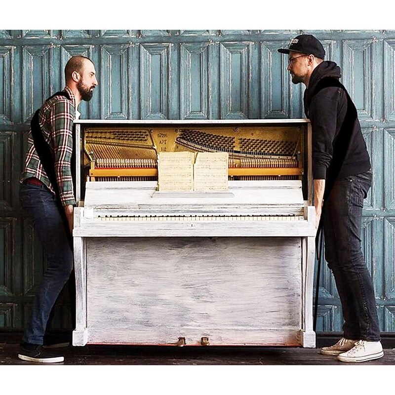 Adjustable Moving Straps, Furniture Moving Straps Lifting Straps for 2 Movers Shoulder Lifting and Moving System for Move Furniture, Appliances, Mattresses, Heavy Objects up to 800 lbs4