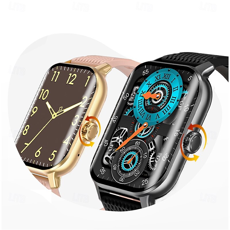 696 F12 Smart Watch Fitness Tracker ECG PPG Bluetooth Call Reminder Android iOS IP67 38mm 2.022