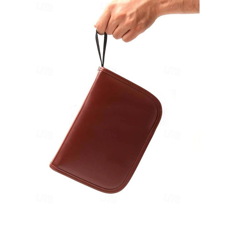 Portable Golf Accessories Organizer – Leather Travel Case with Multiple Pockets, Stylish & Durable, Golf Storage Bag for Men & Women, Perfect for Golf Trips, Outdoor Sports & Gifts2