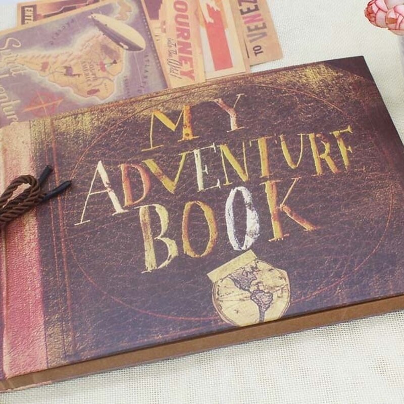 Vintage-Inspired 80-Page DIY Scrapbook Album - Handcrafted Kraft Paper Photo Book for Anniversaries Mother's Day & Valentine's Gifts2