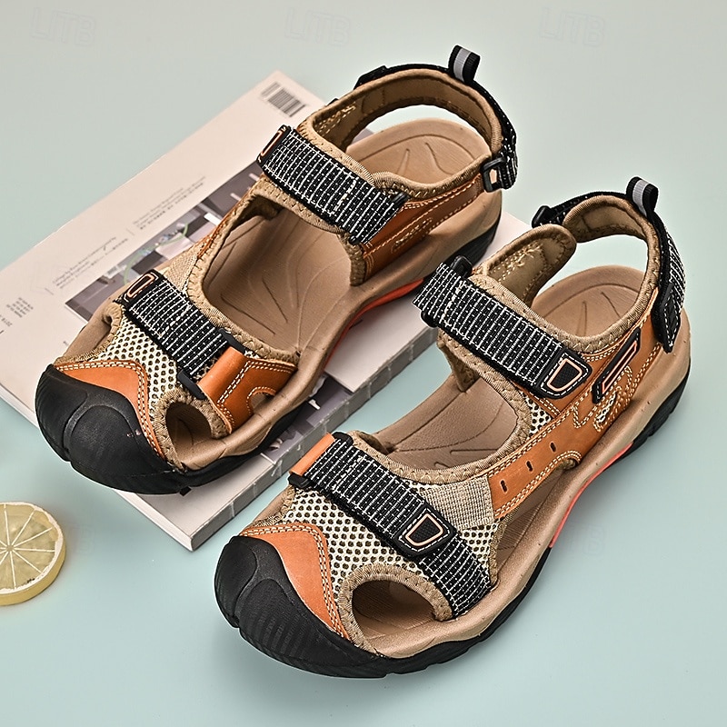 Men's Outdoor Hiking Sandals with Adjustable Straps and Breathable Mesh for Active Men – Ideal for Hiking, Beach, and Casual Wear3