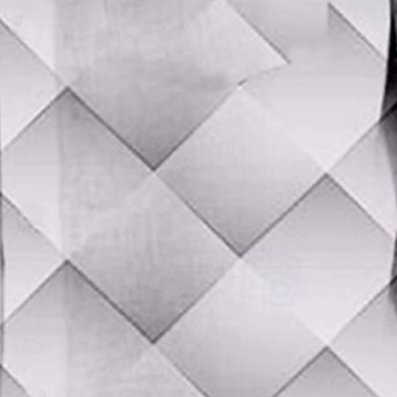 Men's Geometric Grid / Plaid Shirt Casual Shirt Button Up Shirt Short Sleeve Fashion Casual Vacation Holiday Streetwear Summer Spring Turndown 3D Print Collared Shirts Front One Pocket White2