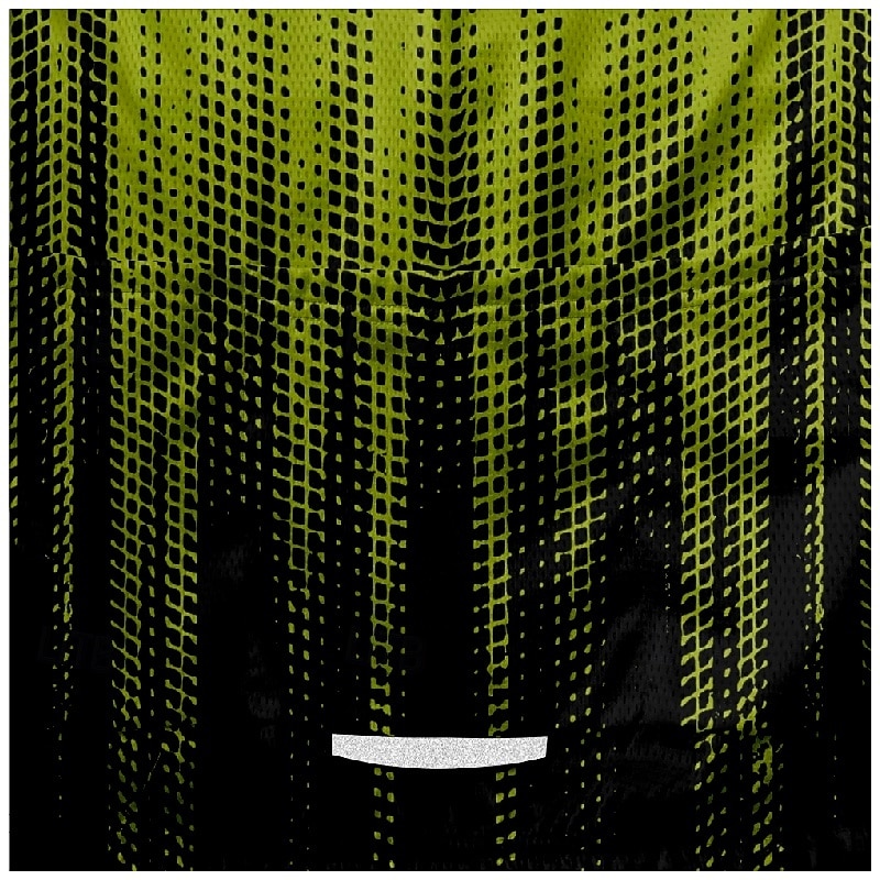 Men's Cycling Jersey Gradient Short Sleeve Bike Tee Tshirt Jersey with 3 Rear Pockets Mountain Bike MTB Quick Dry Anatomic Design Wicking Breathable Sports Black Red Navy Blue Clothing Apparel3