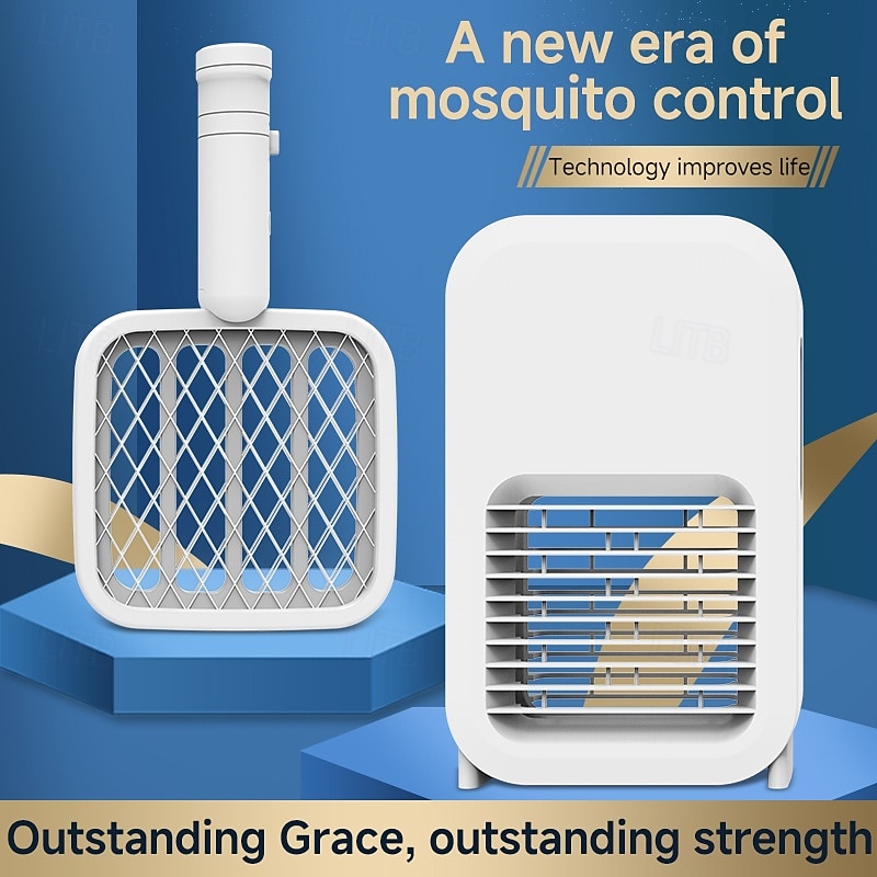 USB Charging Electric Mosquito Swatter – Rechargeable Household Mosquito Killer Lamp with Electric Shock Fly Zapper2