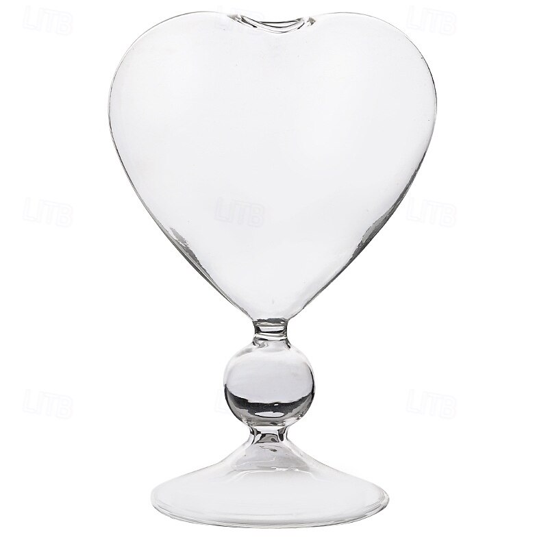 Clear Glass Cocktail Glass, Unique Stemmed Wine Glass, Champagne Glass for Home, Bar, and Cold Drink Shop3