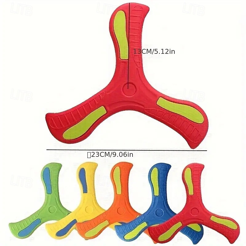 Outdoor Boomerang Toy for Boys and Girls - Tri-Blade Flying Sports Boomerang for Kids & Family Educational Exercise & Coordination Game Random Color Selection Safe Material Ideal for Ages 6 & Up2