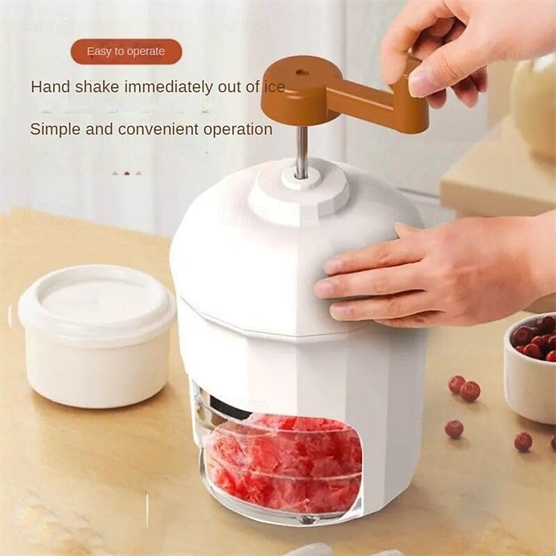 Domestic Hand-cranked Smoothie Machine Hand-operated Small Ice Shaver Without Plug-in Continuous Ice Breaker3