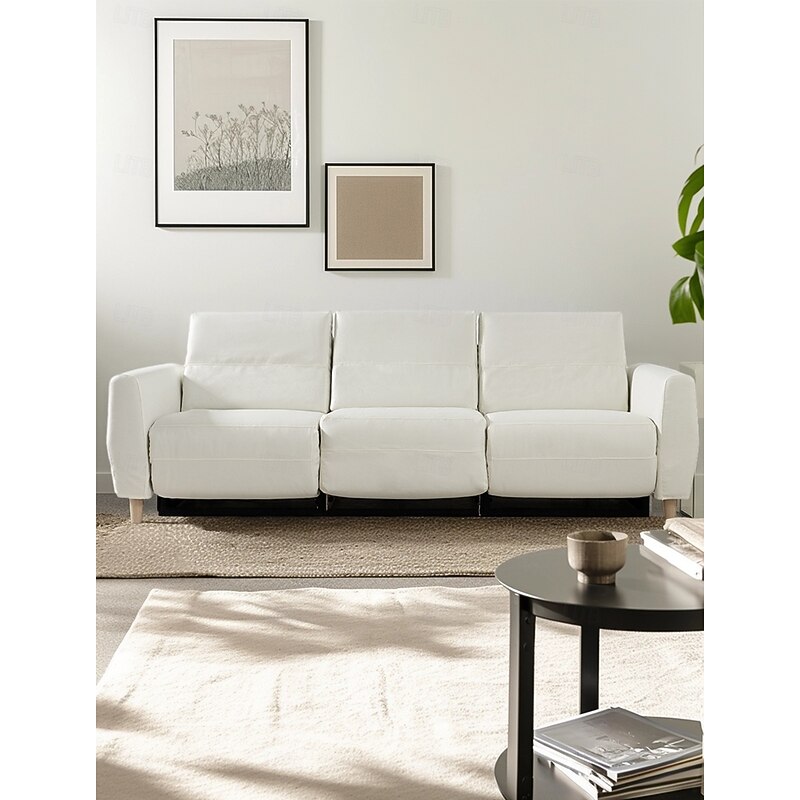 Sofa Cover Solid Color Quilted Polyester Slipcovers Furniture Protector2