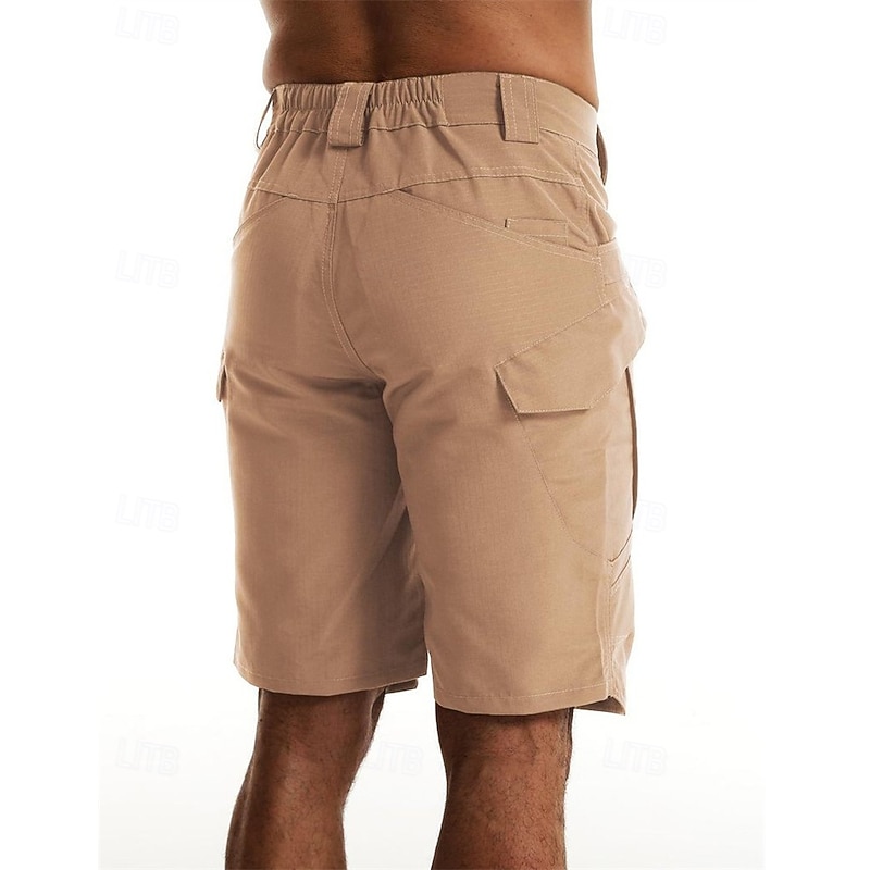 Men's Running Shorts Cargo Pants Hiking Shorts Military Summer Outdoor Regular Fit Quick Dry Shorts Dark Grey Black Hunting Climbing Camping / Hiking / Caving 30 32 34 36 382