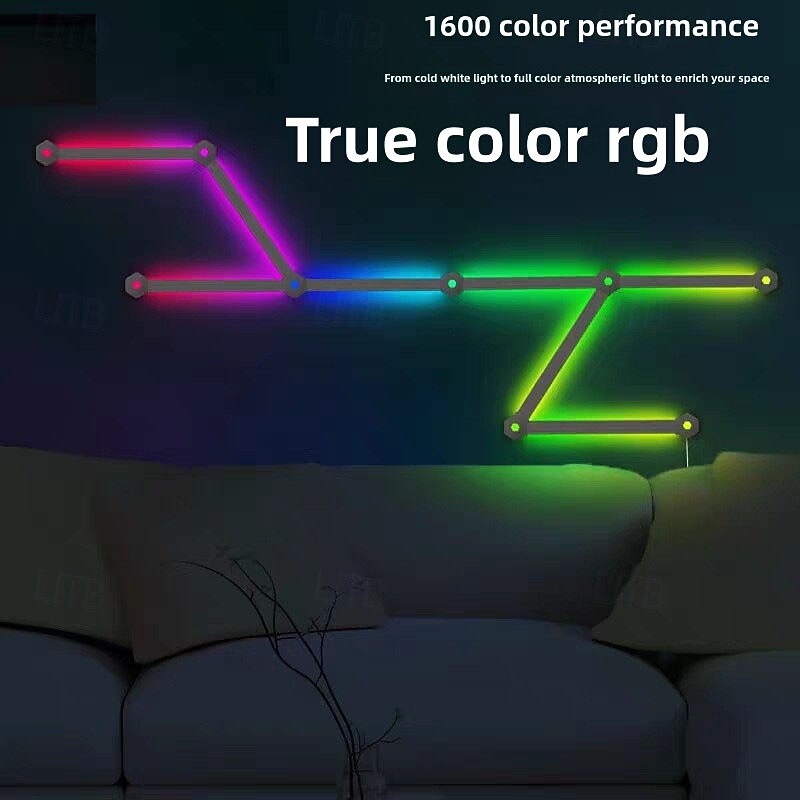 Indoor Creative Indoor Wall Lights Living Room Bedroom Acrylic Wall Light USB Powered