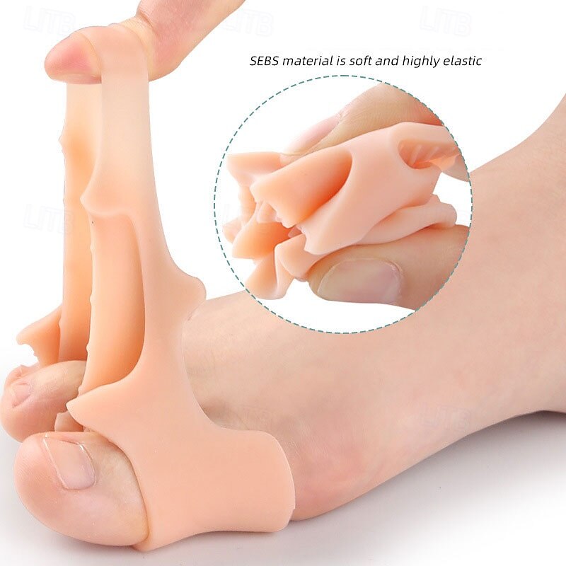 Three-Hole Sandals With Toe Separator To Prevent Blisters And Overlapping Toes2