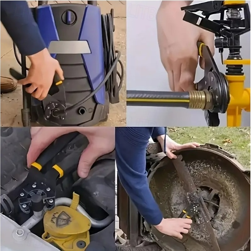 8" Universal Wrench, Open-End Wrench, Magic Wrench, Compatible with Nuts Below 3/4"4