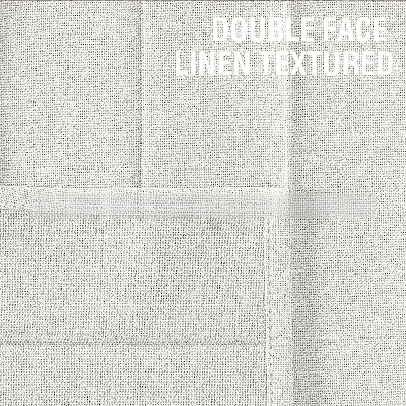 1 Linen Textured Magnetic Folding Room Divider Curtain, Blackout Curtain Closet Door Curtain Invisible for Bedroom Room Living Room No Puching or Tools3