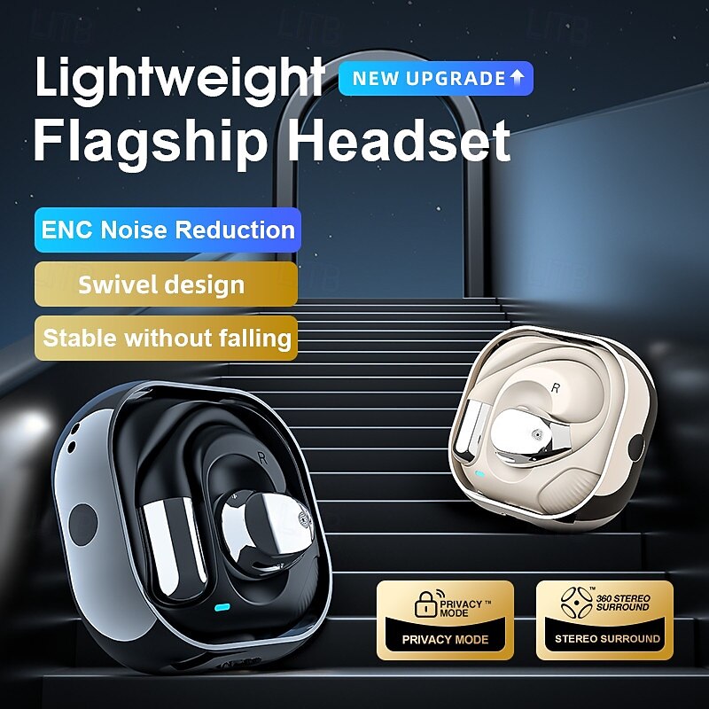 X5Pro TWS Wireless Earbuds Bluetooth 5.3 Ear Hook Headphones with Noise Cancellation for Apple Samsung Xiaomi Huawei2