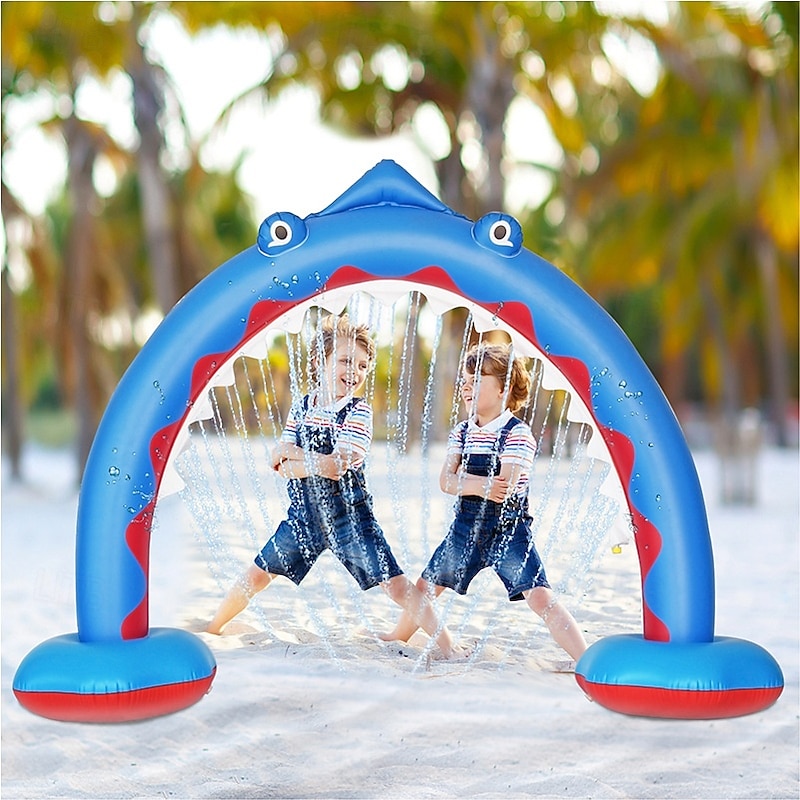 Outdoor Rainbow Sprinkler Super Toddler Water Toys for Children Infants Boys Girls and Kids Perfect Outside Inflatable Water Park for Summer Fun4