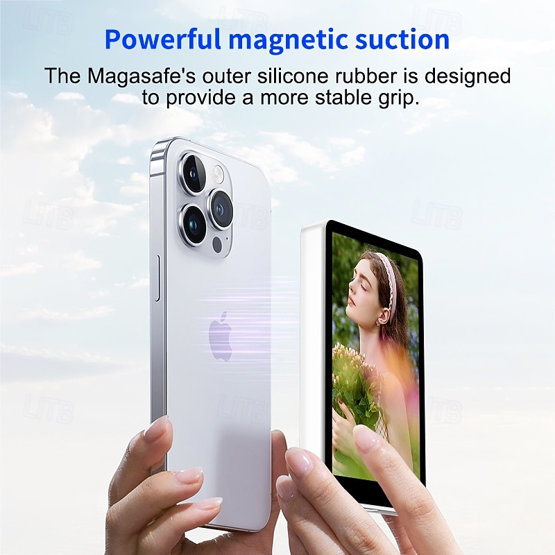 Magnetic Wireless Selfie Monitor Screen for Rear Camera Real Time Display with Remote Control for Vlogging and Live Streaming4