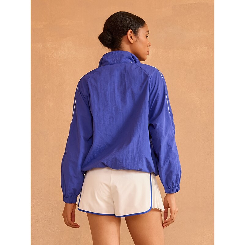Women's Oversized Pullover Half Zipper for Pickleball Tennis Golf2