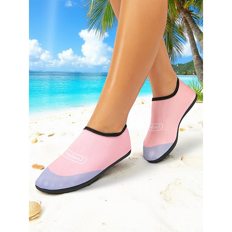 Women's Quick-Dry Aqua Socks – Lightweight Beach Water Shoes | Slip-Resistant Barefoot Surf Shoes for Swimming, Yoga & Pool