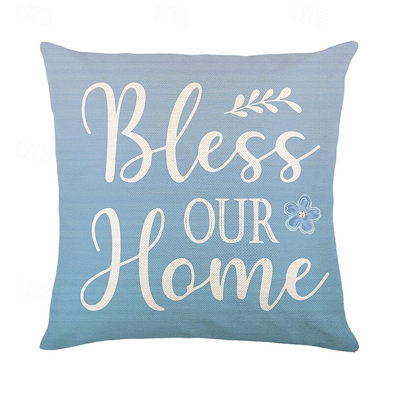 Floral Decorative Toss Pillows Cover 4PC Soft Square Couch Cushion Case Pillowcase for Bedroom Livingroom Sofa Chair2