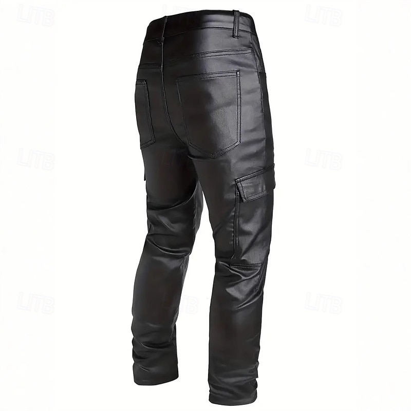 Men's Trousers Summer Pants Track Pants Pocket Plain Comfort Breathable Casual Daily Casual / Sporty Black2