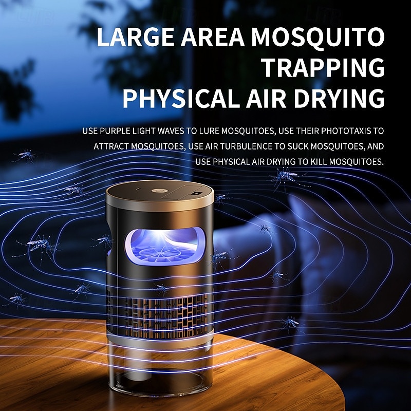 USB Mosquito Repellent Lamp, Portable Outdoor Plug-In Device, Night Light Function, Convenient Mosquito Control