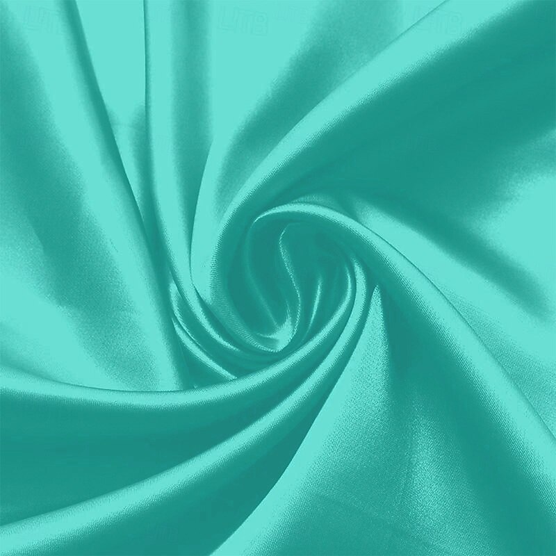 Men's Shirt Satin Shirt Summer Shirt Beach Wear Casual Shirt Button Up Shirt White Light Green Blue Short Sleeve Plain Lapel Wedding Vacation Clothing Apparel Fashion Casual Comfortable3