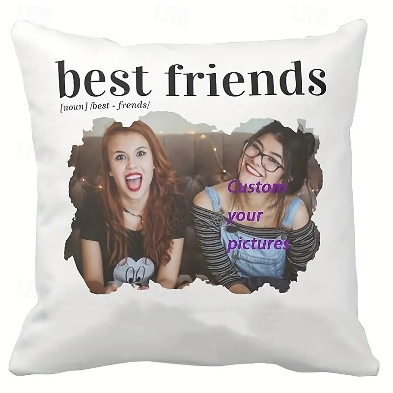 Custom Pillow Cover Add your Image Best Gifts to Friends Personalized Gift Photo Design Picture Fashion Casual Pillowcase Cushion Cover 1pc Custom Made