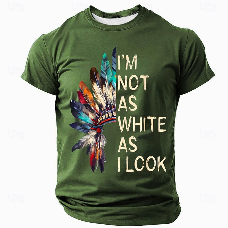 Men's Tribal Funny Slang T Shirt Short Sleeve T shirt 3D Print Crew Neck Shirt Fashion Daily Casual Street Casual Daily Black Red Blue Summer Spring All Seasons Clothing Apparel S M L XL XXL XXXL4