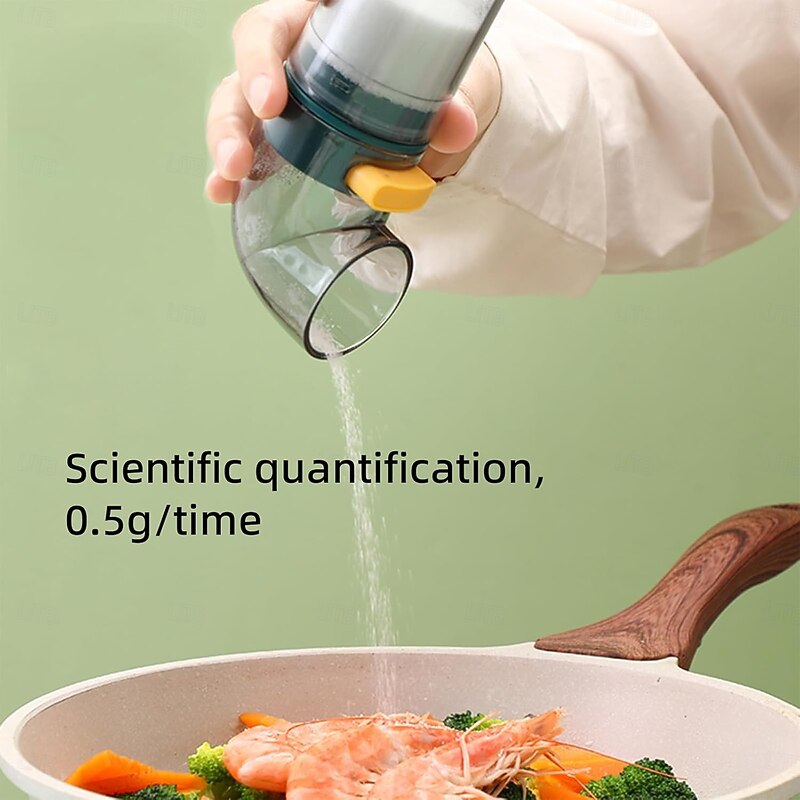 Salt Pepper Shaker Set - Salt Shakers for Camping, Picnics, Outdoor Activities, Kitchen Lunch Boxes, and Travel. Sealed and Controlled Salt and Pepper Dispensers for Healthy Cooking4