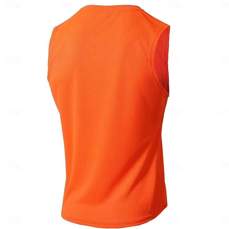 Men's Tank Top Vest Undershirt Sleeveless Shirt Sleeveless Round Neck Crewneck Summer Plain Fashion Classic Casual Mesh Sporty Street Casual Sports Black White Light Green Top Tee for Men4
