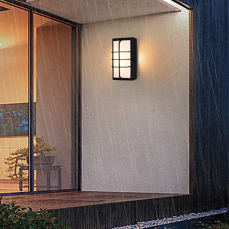 Wall Light Outdoor Indoor LED Outdoor Wall Light 10W 1000LM, Falling Outdoor Wall Light IP65 Waterproof Modern Aluminum Wall Light2
