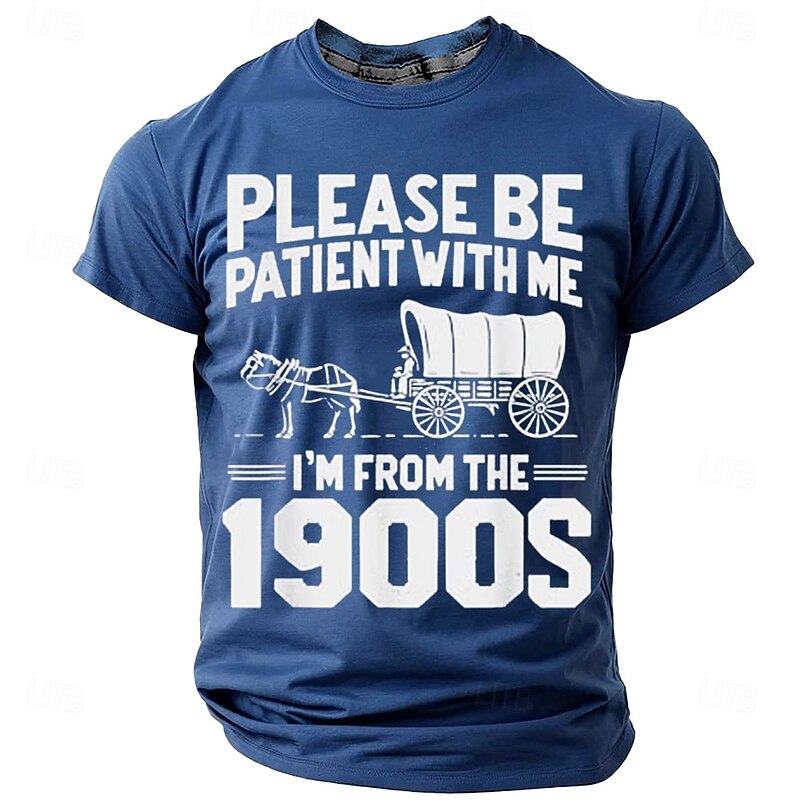 Men's Funny Slang T Shirt Short Sleeve T shirt 3D Print Crew Neck Round Neck Shirt Fashion Daily Basic Street Casual Daily Black Red Blue Summer Spring All Seasons Clothing Apparel S M L XL XXL XXXL3