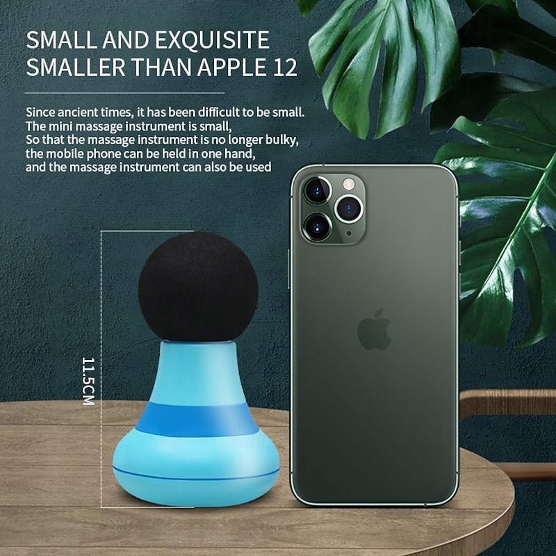 Portable Mini Massage Gun USB Rechargeable Deep Tissue Massager with Multiple Speeds for Full Body Muscle Relaxation​2