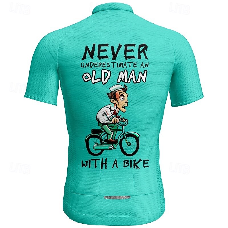 Men's Cycling Jersey Graphic Letter & Number Short Sleeve Bike Tee Tshirt Jersey with 3 Rear Pockets Mountain Bike MTB Quick Dry Anatomic Design Wicking Breathable Sports Yellow Red Royal Blue2