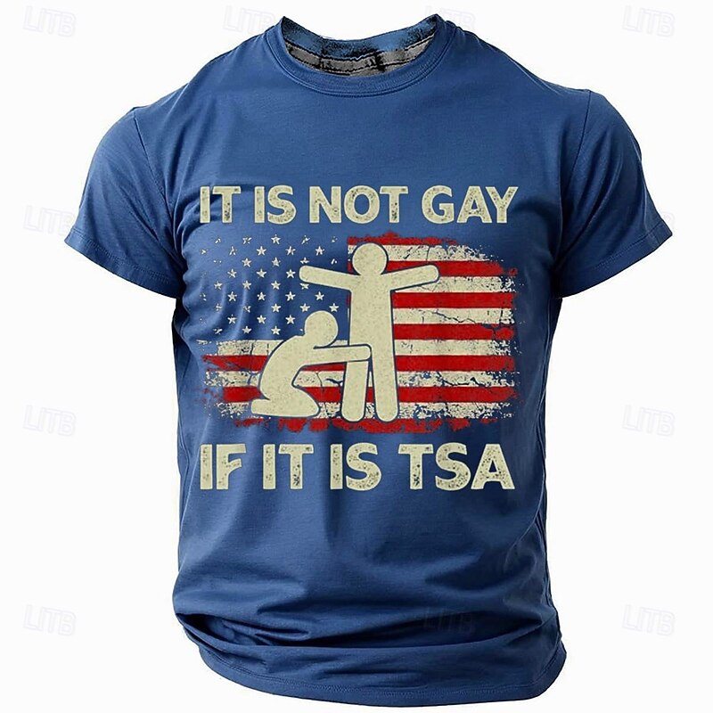 Men's Adult Humor T Shirt Short Sleeve T shirt 3D Print Crew Neck Round Neck Shirt Fashion Daily Basic Street Casual Daily Black Red Blue Summer Spring All Seasons Clothing Apparel S M L XL XXL XXXL