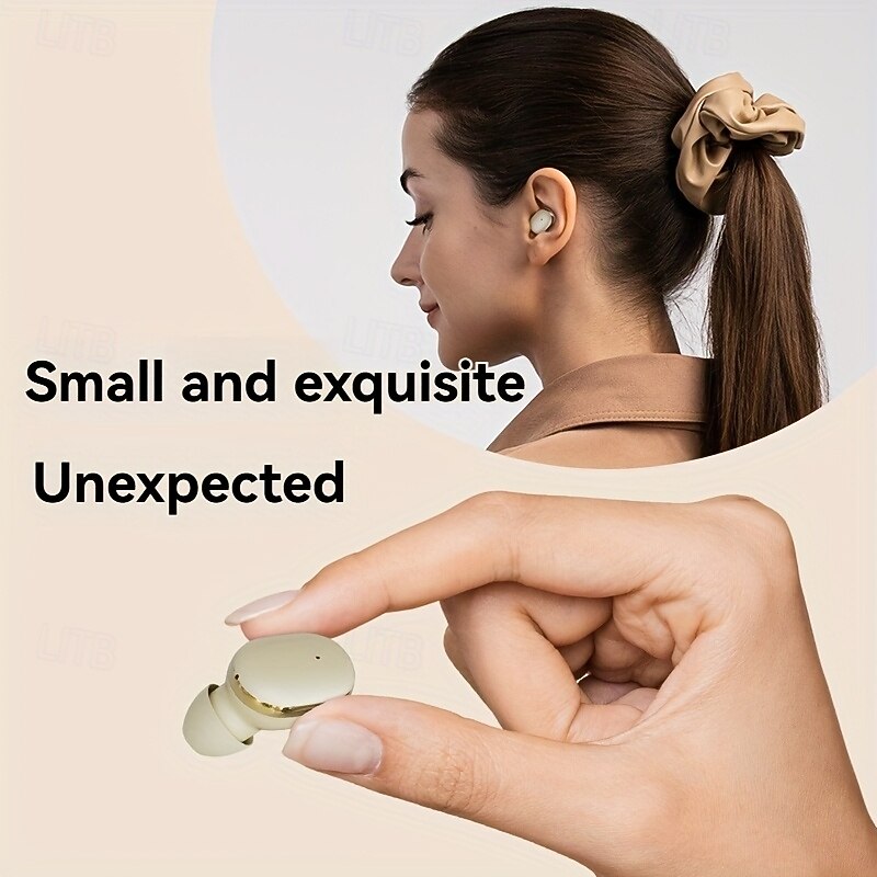 True Wireless Headphones TWS Earbuds In Ear Bluetooth 5.3 Ergonomic Design with Charging Box LED Power Display for Traveling Cycling Travel4