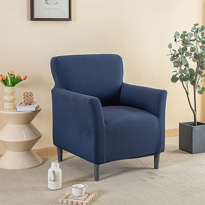 Wterproof Stretch Sofa Armchair Cover Slipcover Washable Single Sofa Seat Cover Easy-install Home Furniture All-Round Protection Cover NEW2